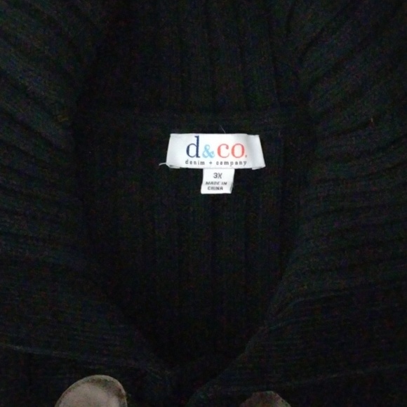 Denim & Co. Women's 3xl sweater Shacket - Picture 8 of 8